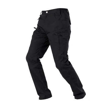 X8 Pantalones de senderismo al aire libre resistentes al desgarro e impermeables para hombre Pantalones de algodón y poliéster