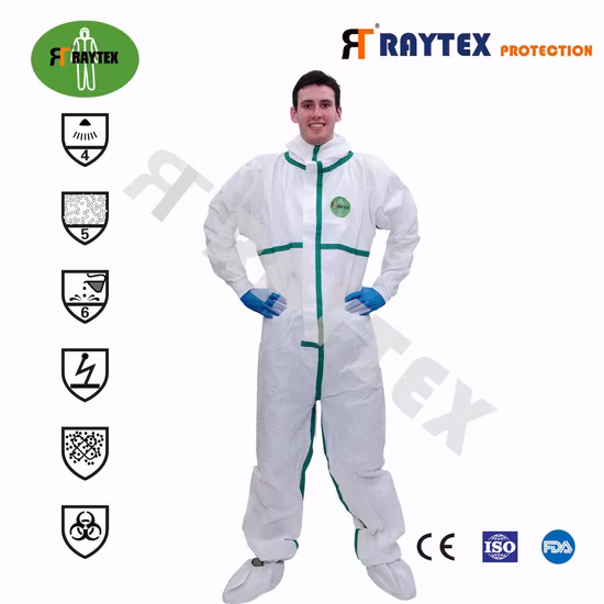 Mecanografíe 4/5/6 bata médica microporosa disponible de la costura termosellada de la cinta